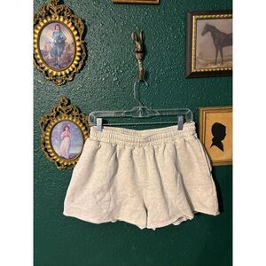 Bearded Goat Women’s Gray Sweat Shorts Size Large  Casual Lounge Athletic